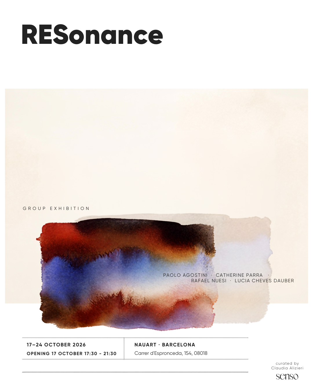 RESonance Exhibition Flyer